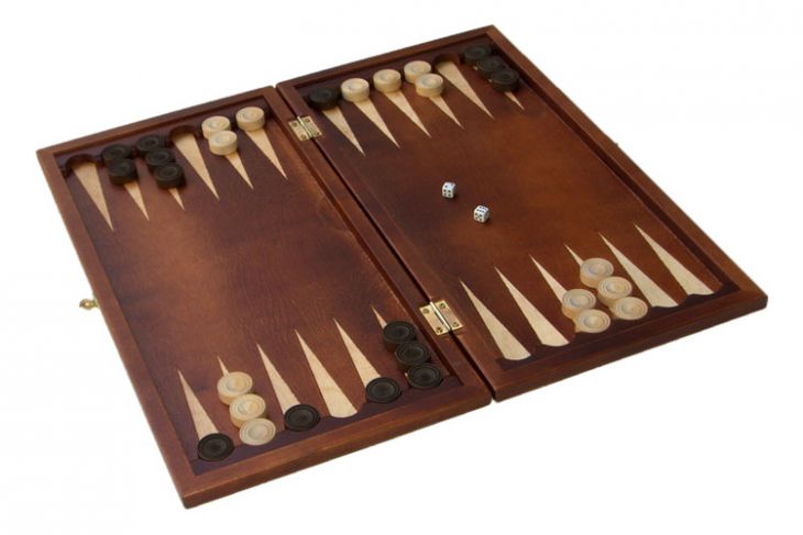 Нарды полированные средние