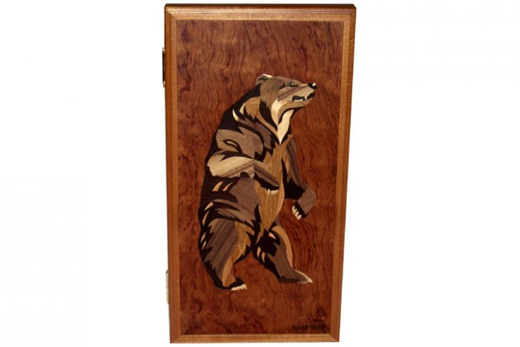 Эксклюзивные нарды "Медведь Ярославский"