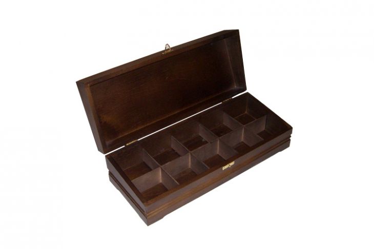 Шкатулка для чая широкая