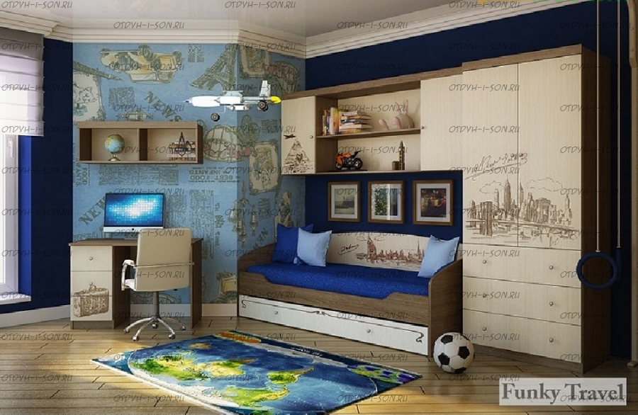 Детская комната Фанки Тревел №6