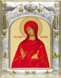 Серебряная икона именная "Мария Магдалина" (Россия)Серебряная икона именная Мария Магдалина (14*18см., гальванопластика, Россия-Италия)