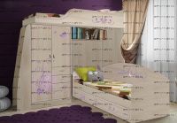 Кровать двухъярусная Фанки Лилак №6