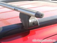 Багажник на интегрированные рейлинги Mitsubishi ASX Евродеталь, аэродинамические дуги