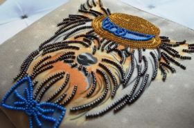 Миледи КС-007 Фокусник Викки пошитый клатч сумочка для вышивки бисером купить оптом в магазине Золотая Игла