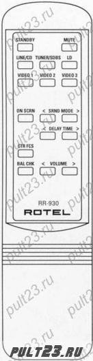 ROTEL RR-930, RSP-980