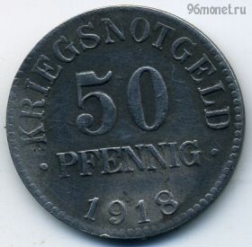Германия. Брауншвейг 50 пфеннигов 1918 нотгельд