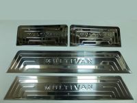 Накладки на пороги, нерж., 4 части VW T5 Multivan "03-/"10-