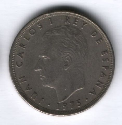 25 песет 1975 г. Испания