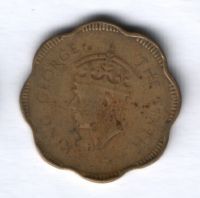10 центов 1951 г. Цейлон