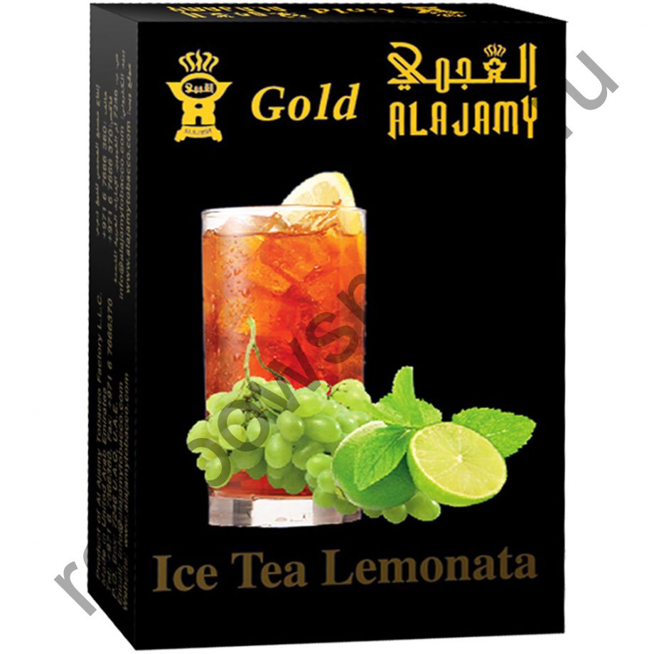 Al Ajamy Gold 50 гр - Ice Tea Lemonata (Ледяной чай с зелёным виноградом и лаймом)