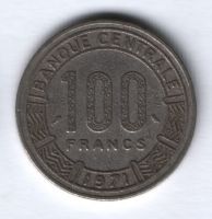 100 франков 1971 г. Камерун