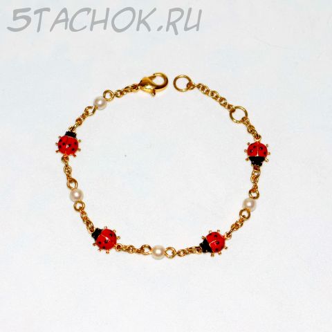 Браслет "Божьи коровки" (США)