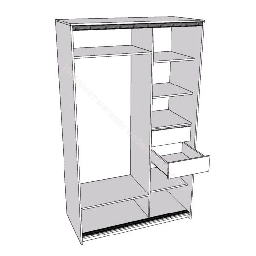 Шкаф-купе "Мираж 15" (620)