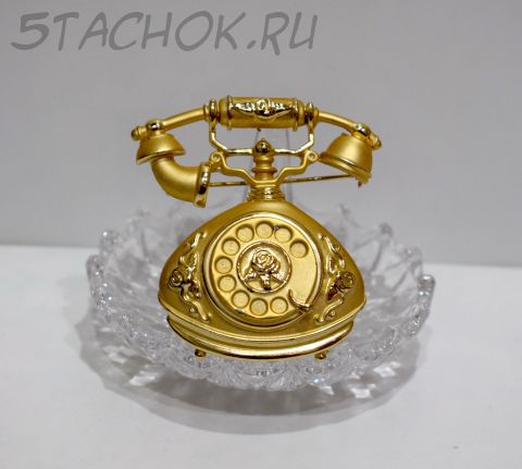 Брошь "Ретро-телефон" (AJC США)