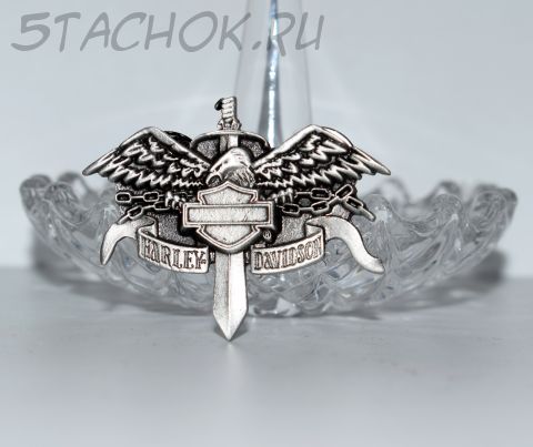 Брошь "Harley Davidson эмблема" (H-D США)