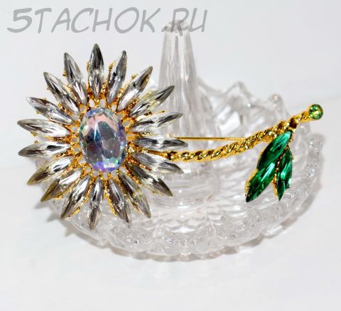 Брошь "Цветок" (США)