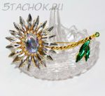 Брошь "Цветок" (США)