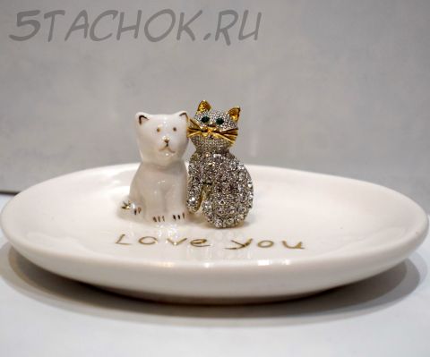 Брошь "Кошечка-малышка" (США)
