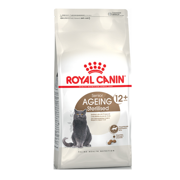 Сухой корм для кошек старше 12 лет Royal Canin Ageing Sterilised 12+ с птицей 4 кг