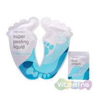 Tony Moly Пилинг для ног усиленный+крем (носочки) 2