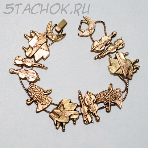 Браслет-слайдер "Музыка" (США)