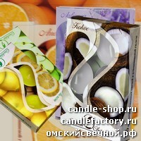 Свечи в гильзе Ароматизированные 6 шт.