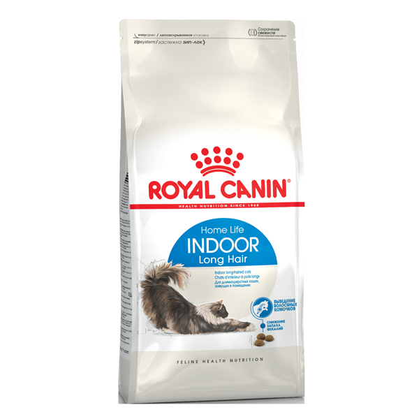 Сухой корм для кошек Royal Canin Indoor Long Hair с птицей 10кг