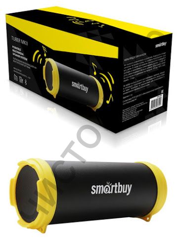 Колонка универс.с радио SmartBuy TUBER MKII MP3-плеер, FM-радио, черн/желт(арт.SBS-4200)