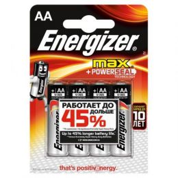 Батарейки Energizer 4 шт. АА