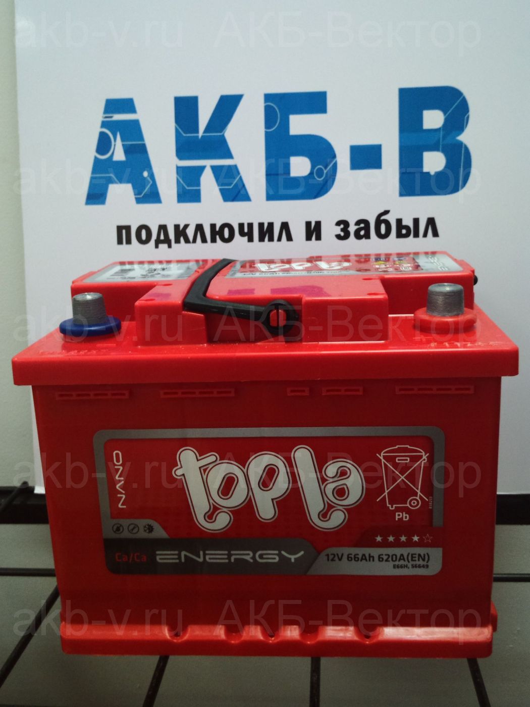 АКБ Topla Energy 66Ач 620А(EN) (23г)