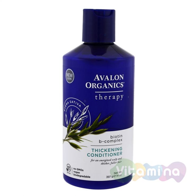 Avalon Organics Кондиционер с комплексом Биотина, 397 гр