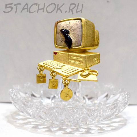 Брошь "Трудный день в офисе" (Danecraft США)