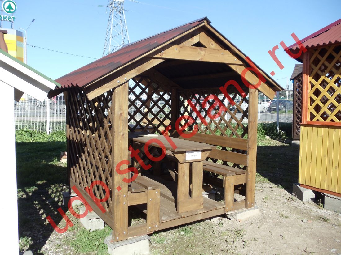 Беседка "Уют-2" 2,0*2,0 м.