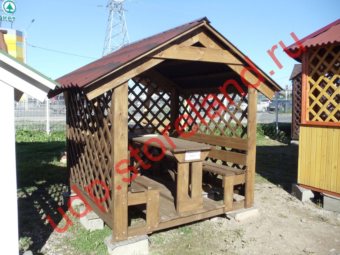 Беседка "Уют-2" 2,0*2,0 м.