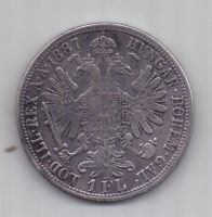 1 флорин 1887 г. Австрия