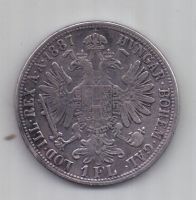 1 флорин 1887 г. Австрия