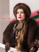 Шапка из соболя боярка