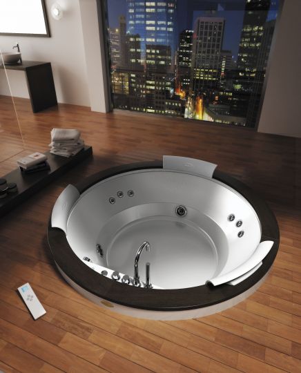 Ванна с подсветкой Jacuzzi Nova Wood 180x180 схема 7