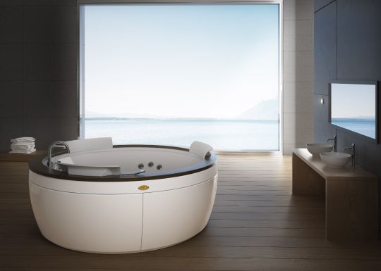 Ванна с подсветкой Jacuzzi Nova Wood 180x180 схема 12