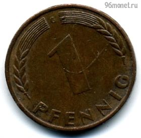 ФРГ 1 пфенниг 1950 G
