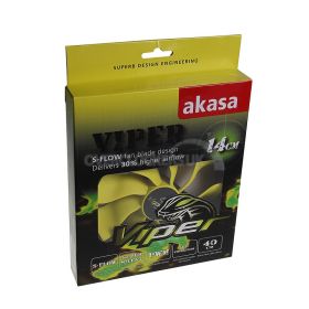 Вентилятор Akasa 140x140x25  Viper S-Flow PWM Fan AK-FN063