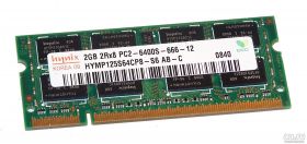 Модуль памяти  Hynix PC2-6400S 2Gb 800 Mhz  HYMP125S64CP8-S6 AB DDR2  SO-DIMM