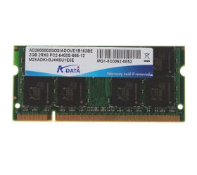 Модуль памяти AData 2GB 2RX8 PC2-6400S-666-12 DDR2 SO-DIMM oem