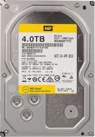 Жесткий диск HDD 3.5" 4Tb Western Digital WD4002FYYZ Gold