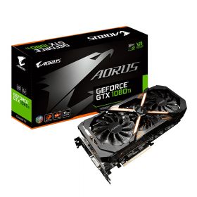 Видеокарта GIGABYTE GeForce GTX 1080 Ti 1594Mhz PCI-E 3.0 11264Mb 352 bit Aorus GV-N108TAORUS-11GD
