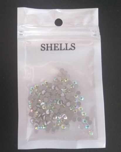 Стразы кристалл AB SHELLS ss10 144 шт.