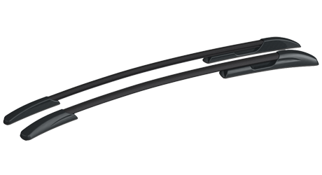 Рейлинги на Ford FOCUS III, полимер черный