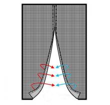 АНТИМОСКИТНАЯ СЕТКА НА ДВЕРЬ НА МАГНИТАХ