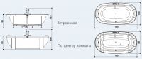 Ванна Jacuzzi Anima Design 190x100 схема 2