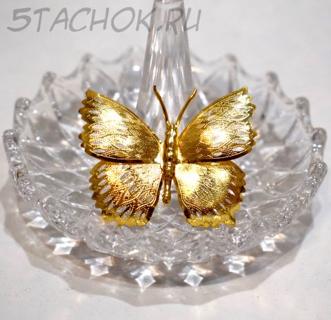 Брошь "Ажурная бабочка" (США)